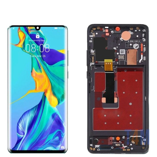 Touch+Display+Frame Huawei P30 Pro with Fingerprint Black